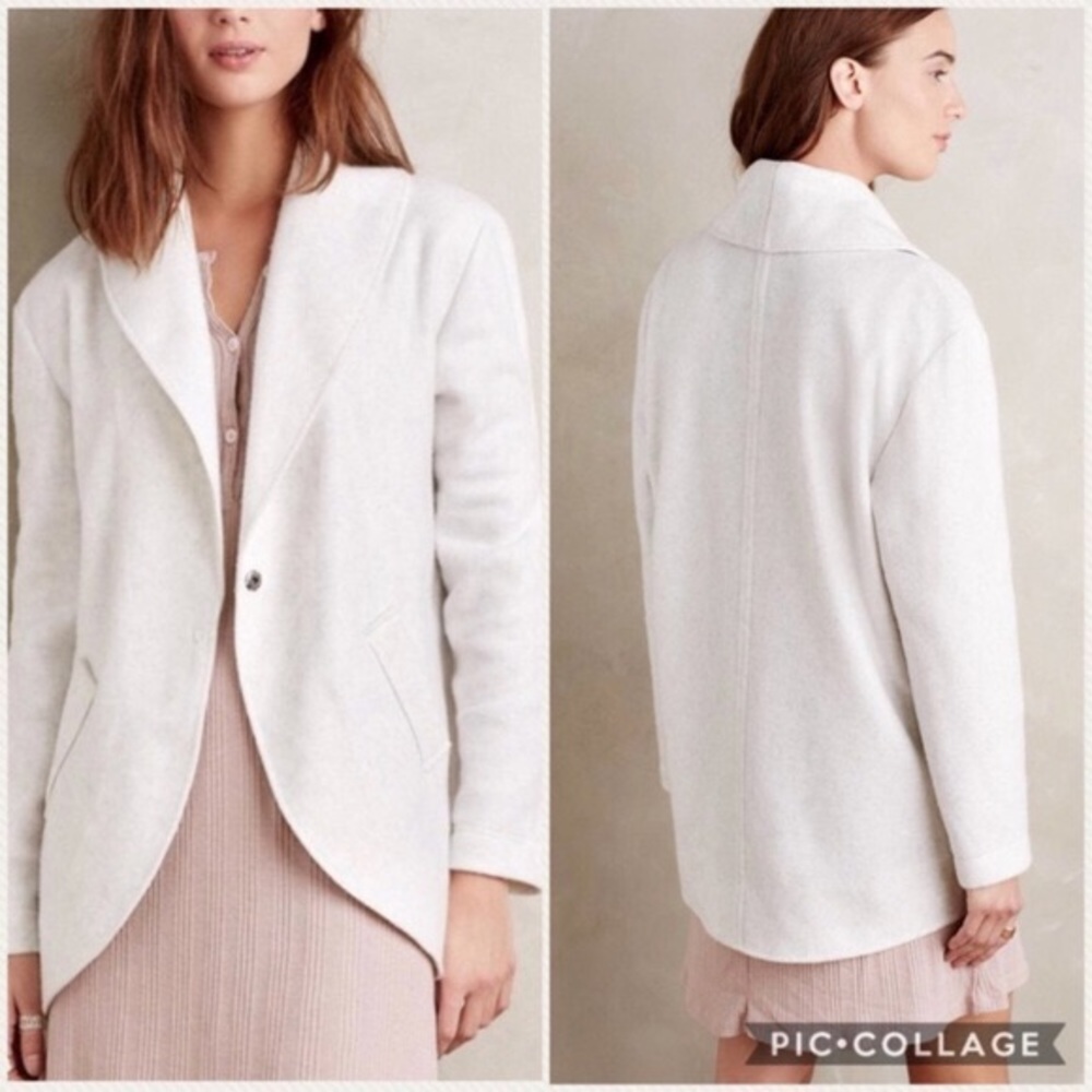 Anthropologie Lilka Fleece Cocoon Cardigan